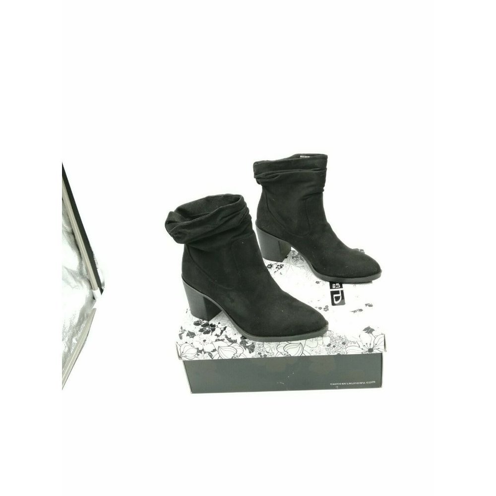 CL by Chinese Laundry Kalie Slouch Ankle Boots Black Women's US 6.5